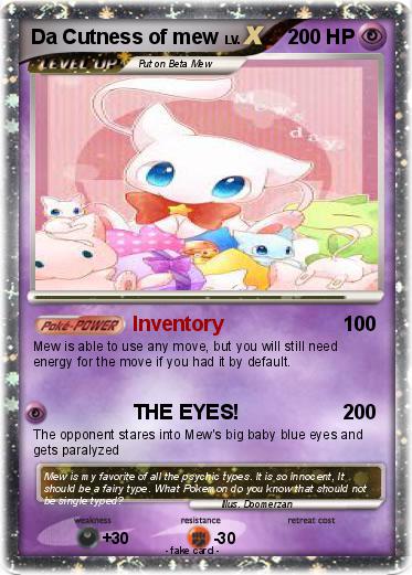 Pokemon Da Cutness of mew