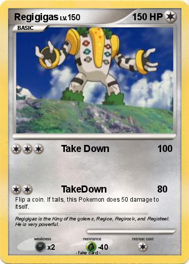 Pokemon Regigigas