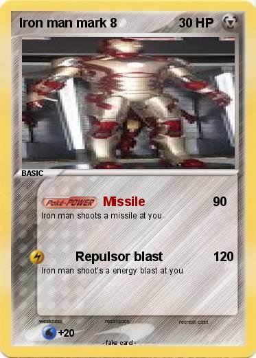 Pokemon Iron man mark 8