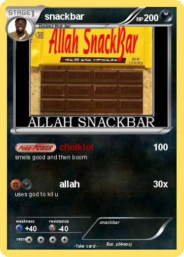 Pokemon snackbar