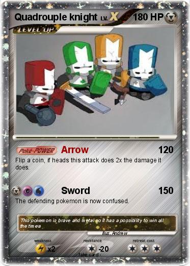 Pokemon Quadrouple knight