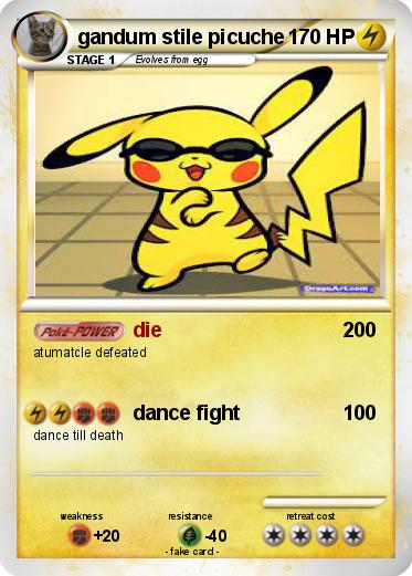 Pokemon gandum stile picuche