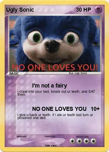 Pokemon Ugly Sonic