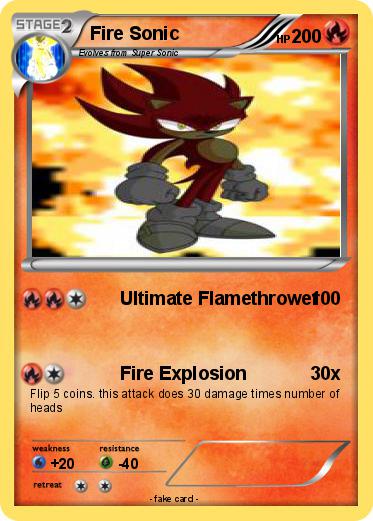 Pokemon Fire Sonic