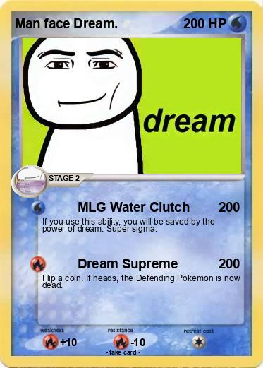 Pokemon Man face Dream.