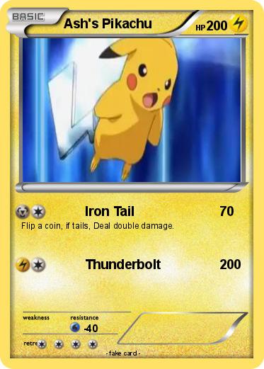 Pokemon Ash's Pikachu