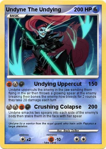 Pokemon Undyne The Undying