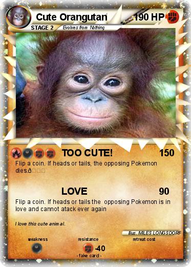 Pokemon Cute Orangutan