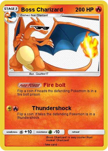 Pokemon Boss Charizard