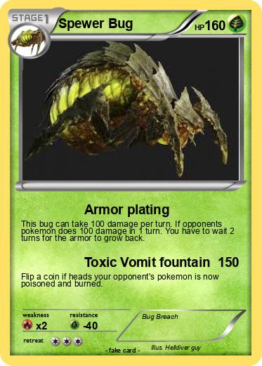 Pokemon Spewer Bug