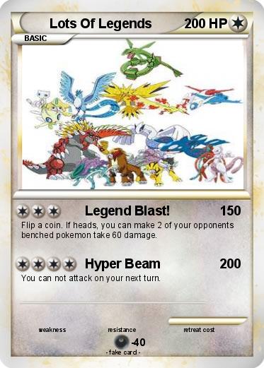 Pokemon Lots Of Legends