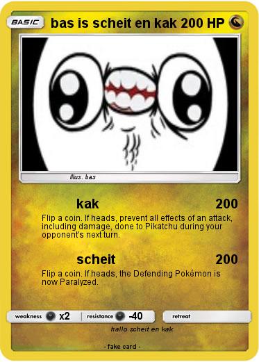 Pokemon bas is scheit en kak