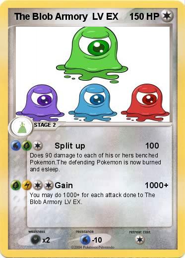 Pokemon The Blob Armory  LV EX 