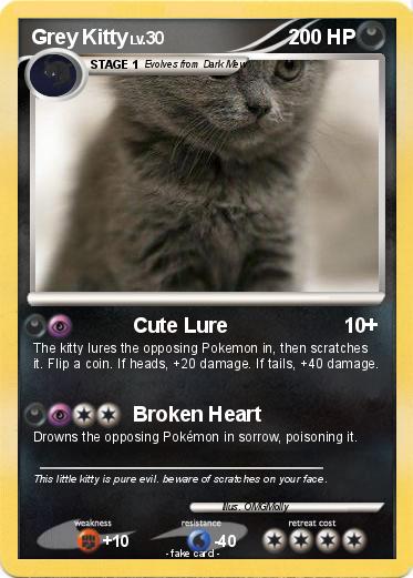Pokemon Grey Kitty
