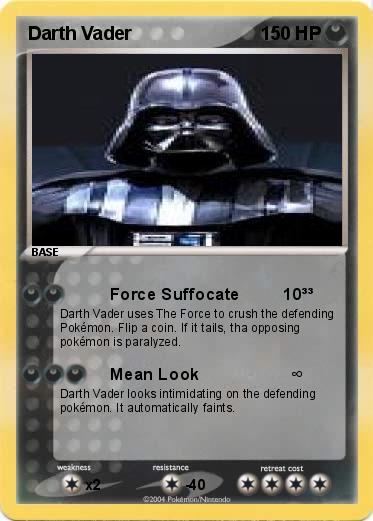 Pokemon Darth Vader Pokemon Darth Vader