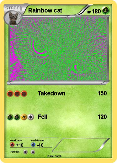 Pokemon Rainbow cat