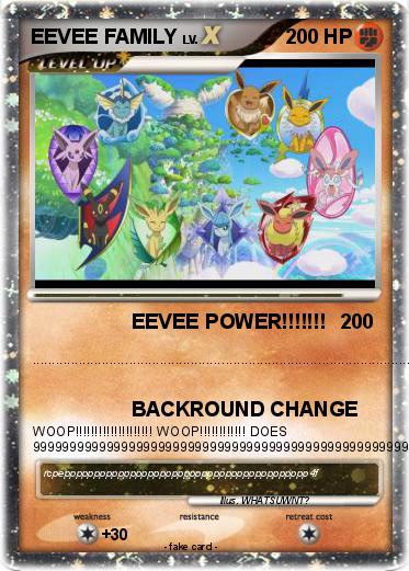 Pokemon EEVEE FAMILY