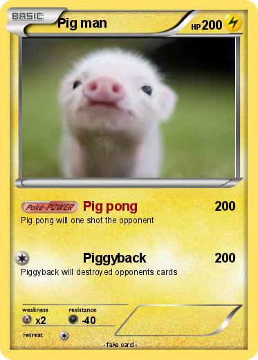 Pokemon Pig man