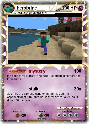 Pokemon herobrine