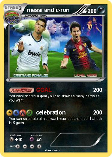 Pokemon messi and c-ron
