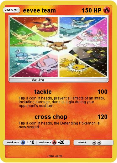Pokemon eevee team