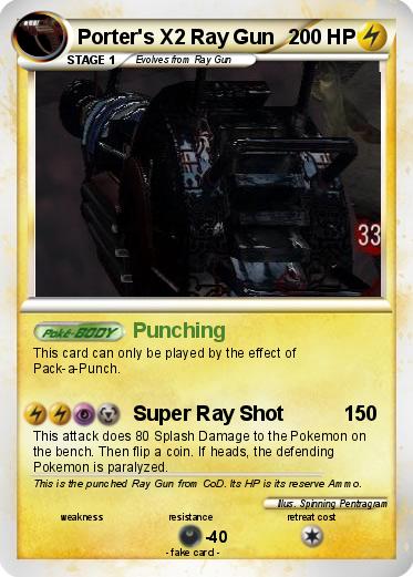 Pokemon Porter's X2 Ray Gun