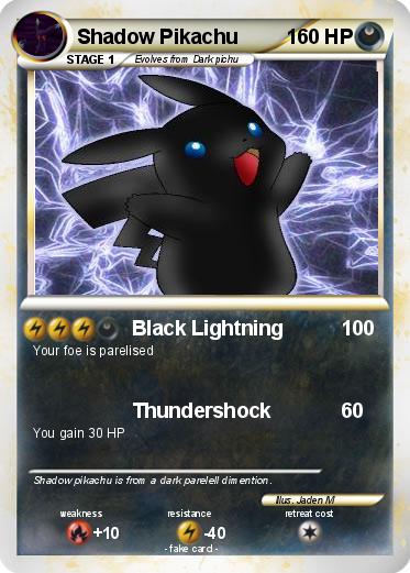 Pokemon Shadow Pikachu