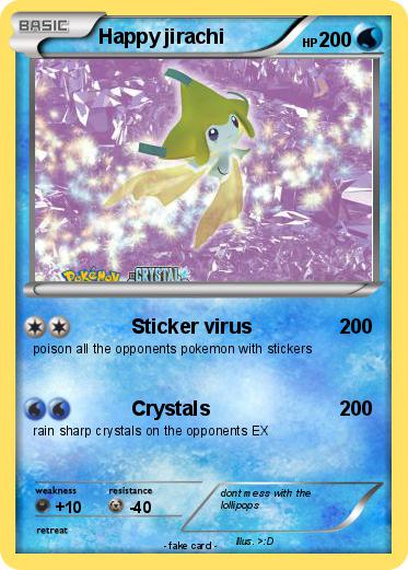 Pokemon Happy jirachi