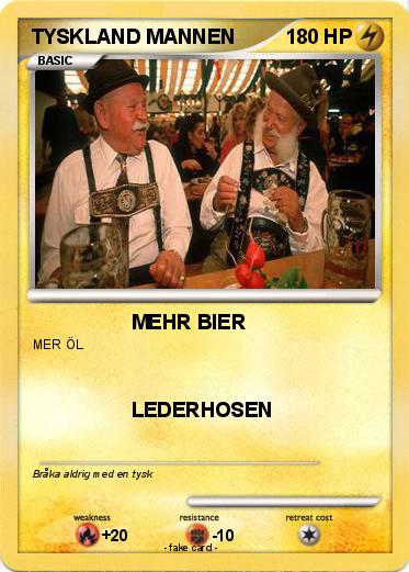 Pokemon TYSKLAND MANNEN