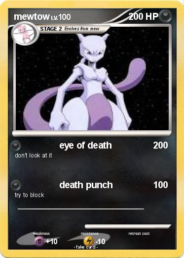 Pokemon mewtow