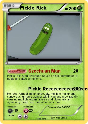 Pokemon Pickle Rick