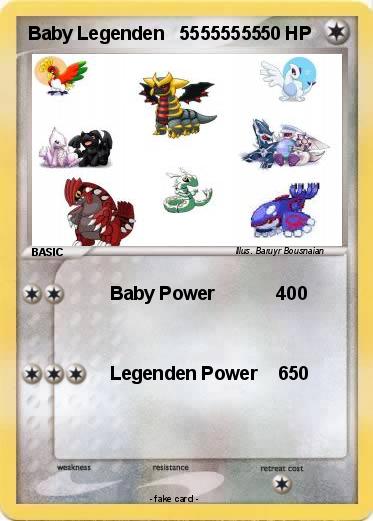 Pokemon Baby Legenden   55555555