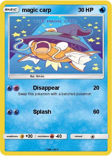 Pokemon magic carp