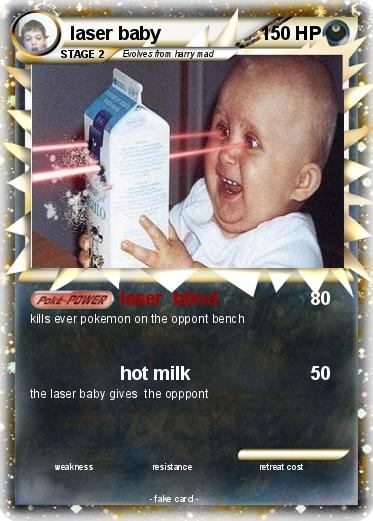 Pokemon laser baby