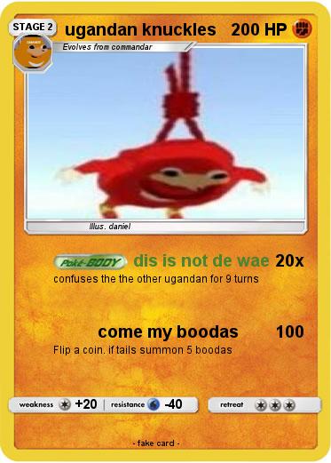 Pokemon ugandan knuckles