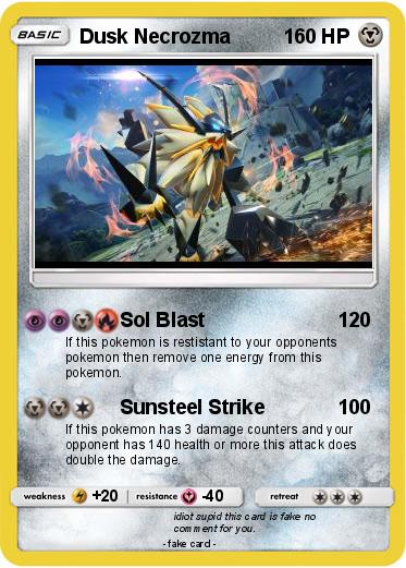 Pokemon Dusk Necrozma