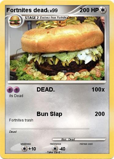 Pokemon Fortnites dead