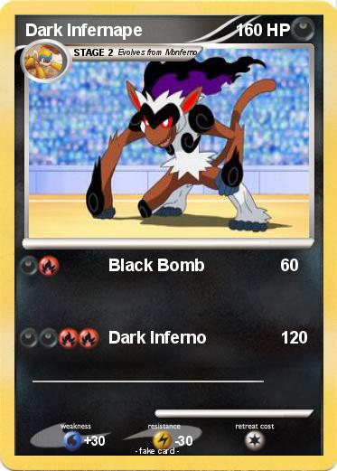 Pokemon Dark Infernape