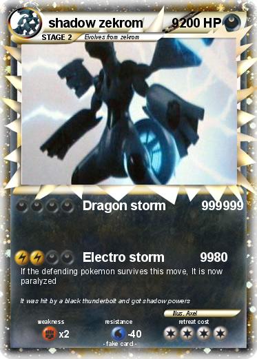Pokemon shadow zekrom        9