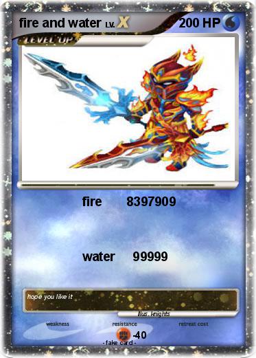 Pokemon fire and water