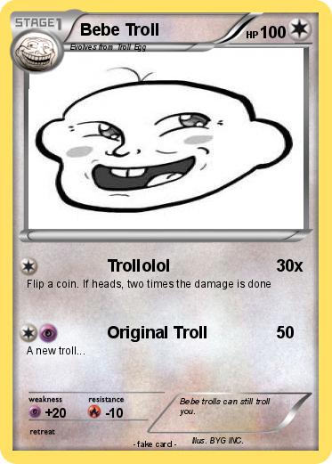 Pokemon Bebe Troll