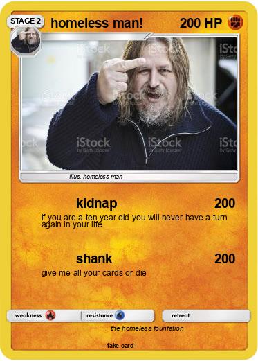 Pokemon homeless man!