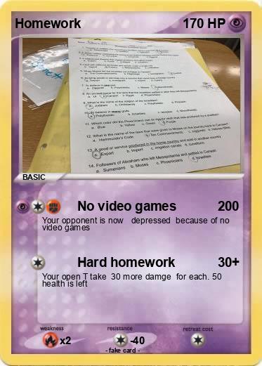 Pokemon Homework