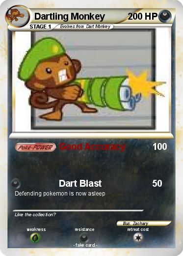 Pokemon Dartling Monkey