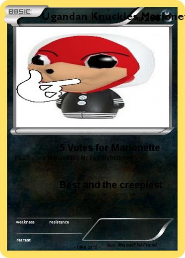 Pokemon Ugandan Knuckles Marionette