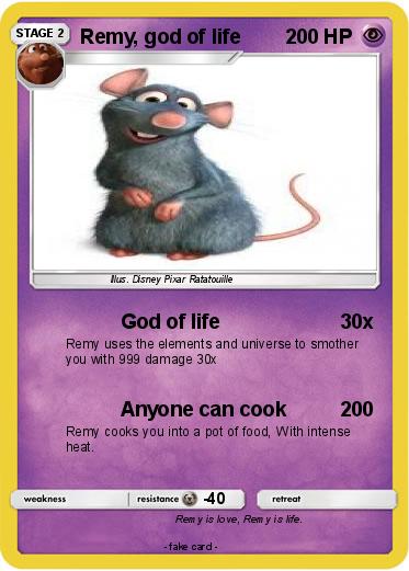 Pokemon Remy, god of life