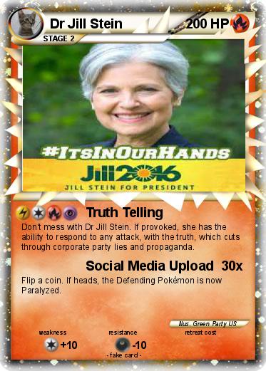 Pokemon Dr Jill Stein
