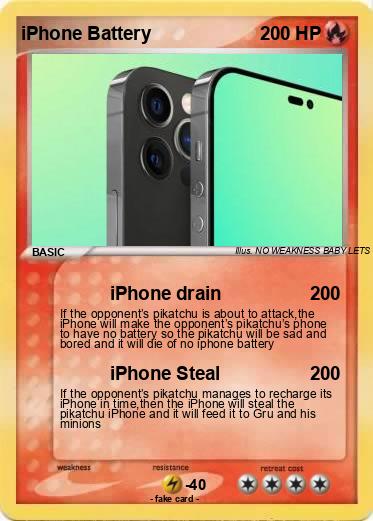 Pokemon iPhone Battery