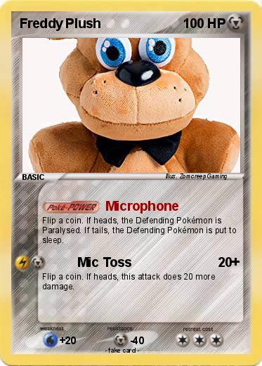 Pokemon Freddy Plush