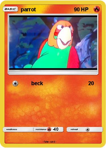 Pokemon parrot